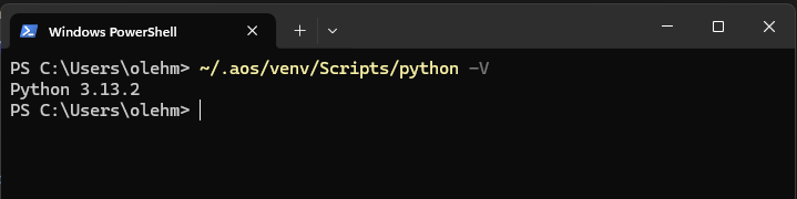 Python version