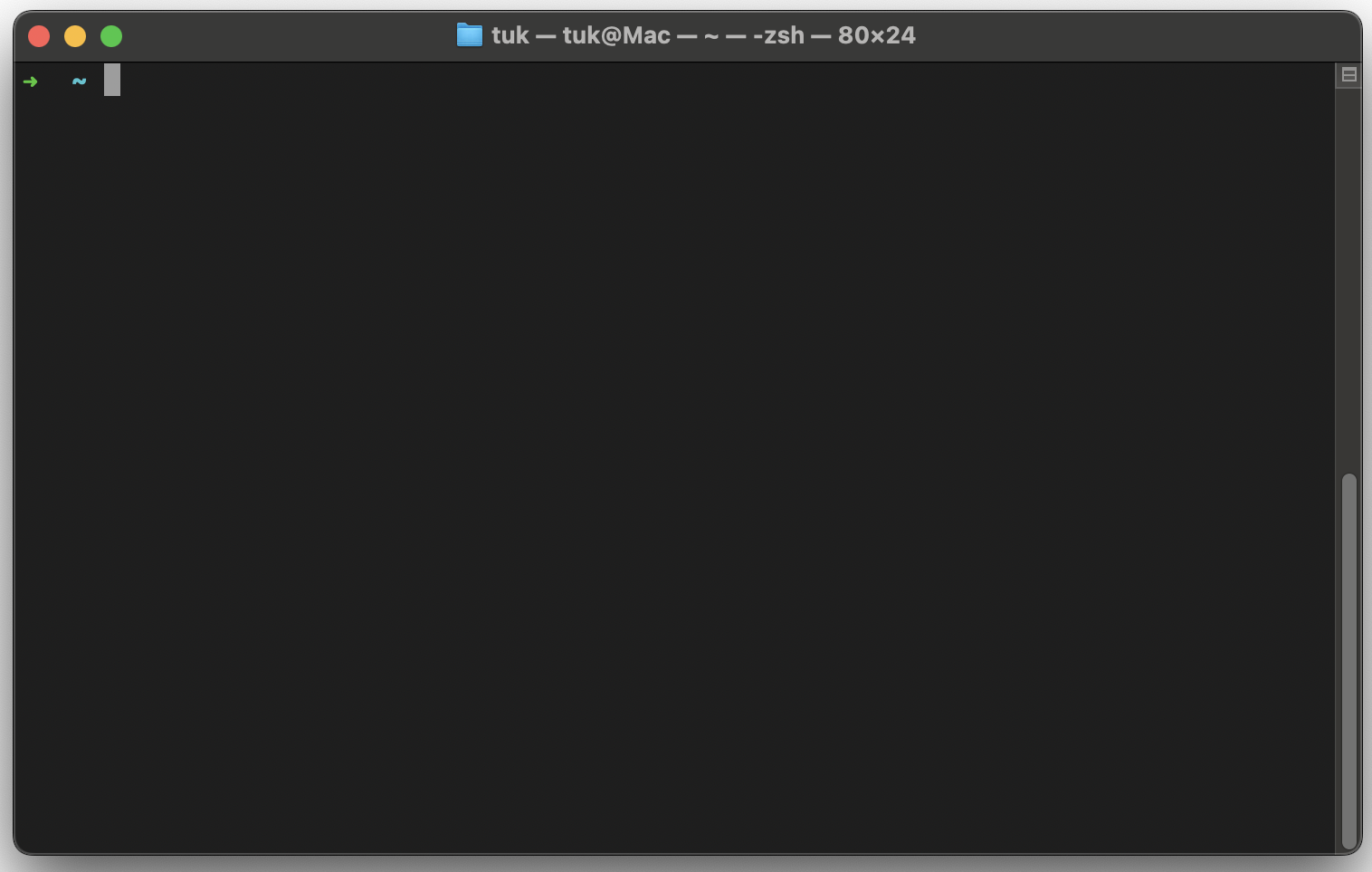 Terminal application