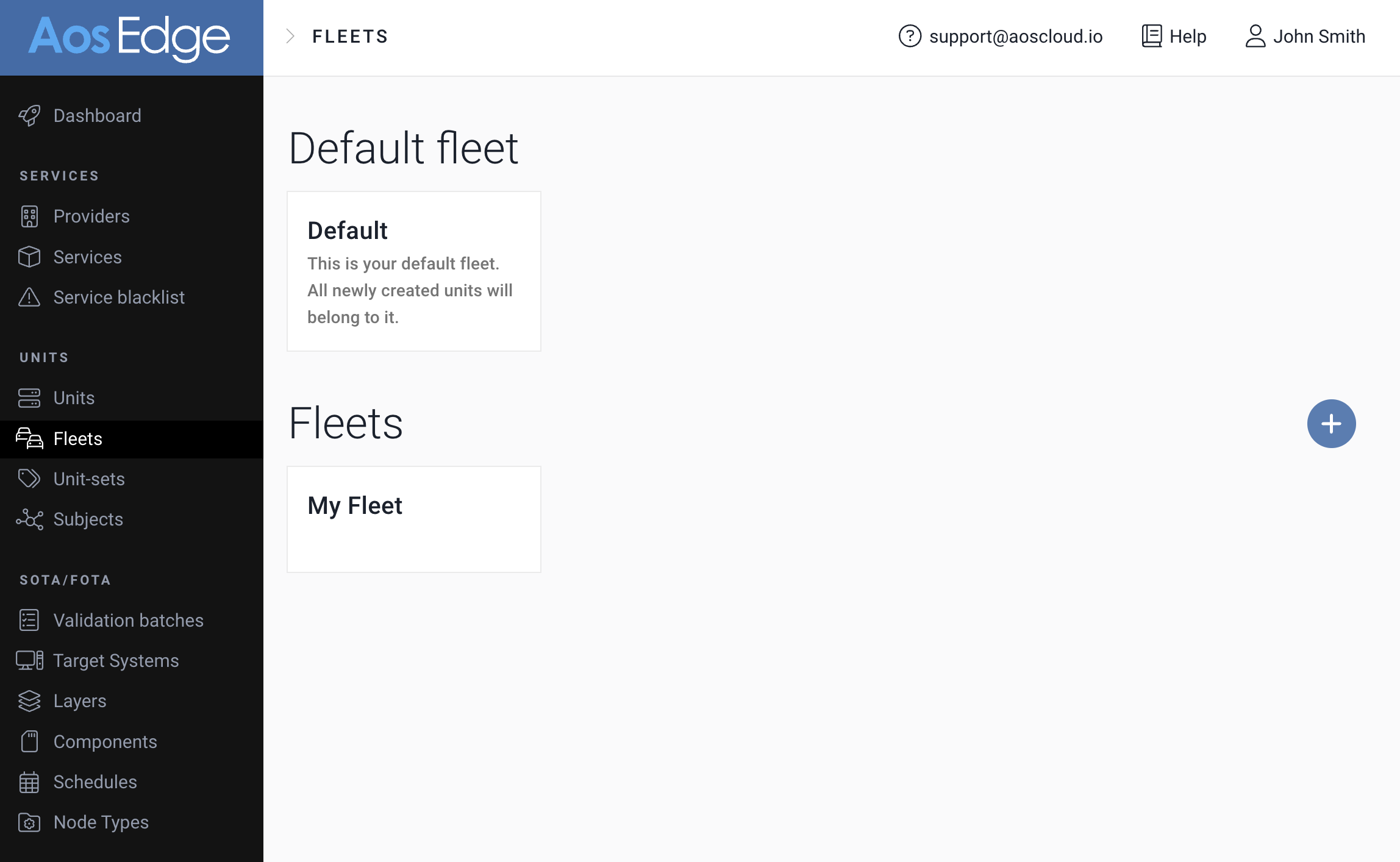 Create fleet